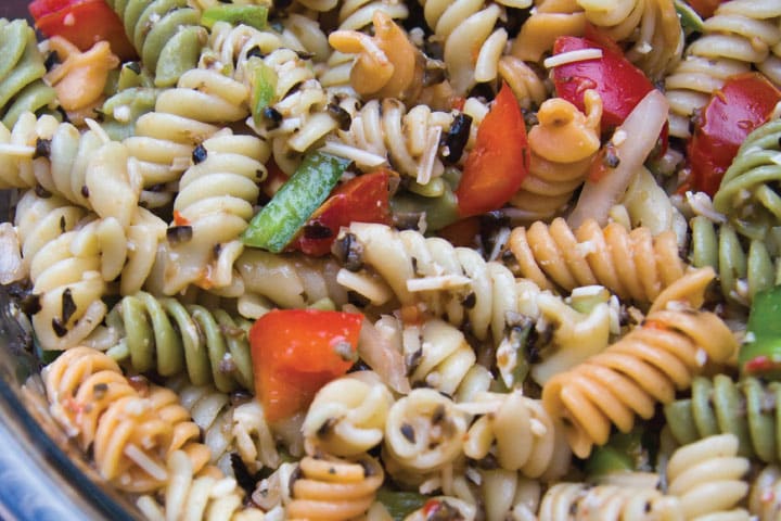 Pasta salad.