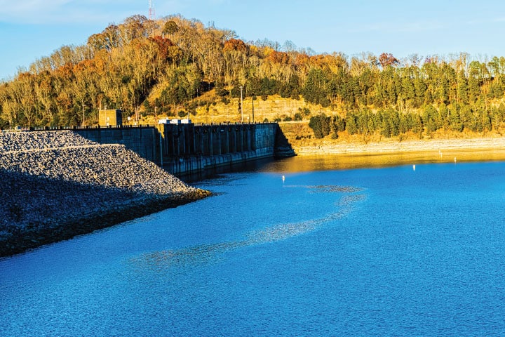 Center Hill Lake, Tennessee.