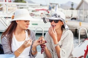 Healthy boat snacks.