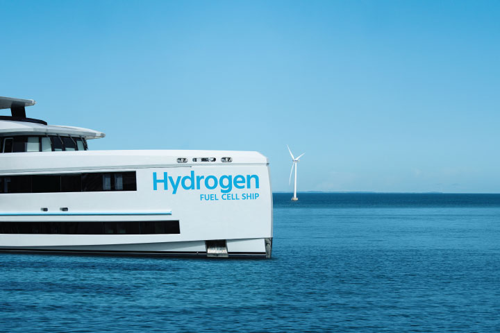 Hydrogen Fuel Cell Ship.