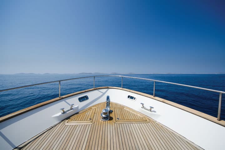 Teak Yacht Deck.