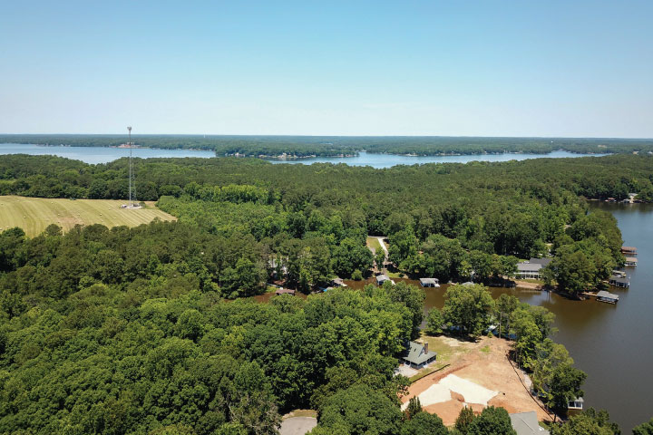 Lake Gaston.