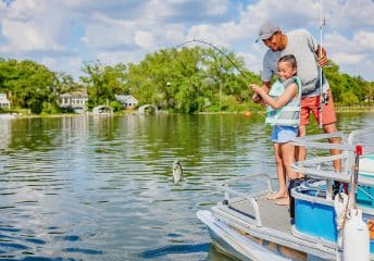 pontoon fishing boats