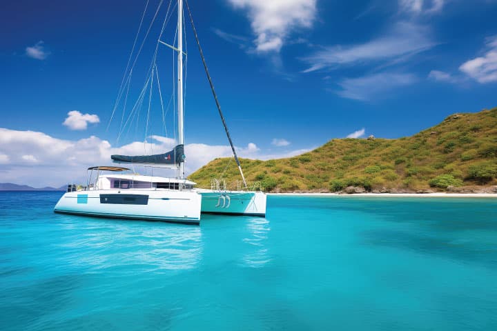 Sailing in The Bahamas.