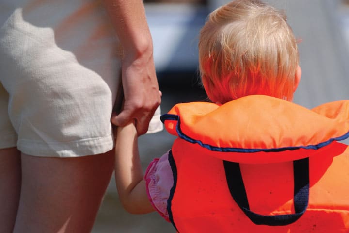 Baby life jacket.