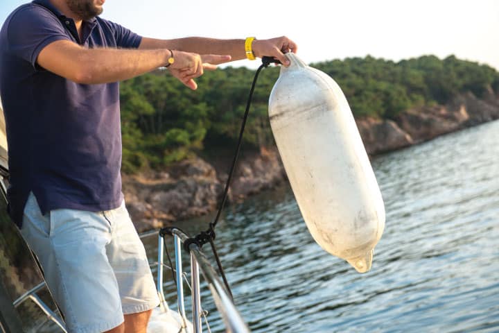 Boat fenders.