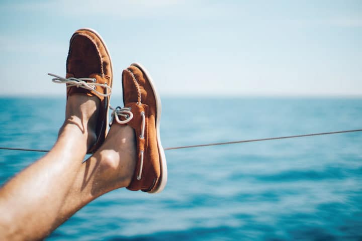 Boat shoes.