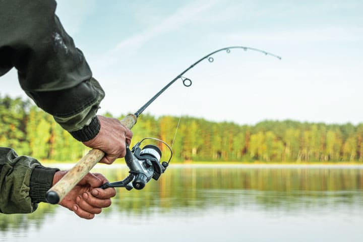 Fishing in Lake Hartwell.