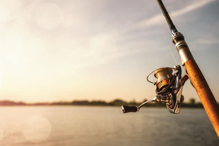 Fishing in Lake Keowee.