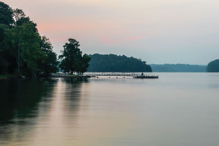 Lake Hartwell sunrise.