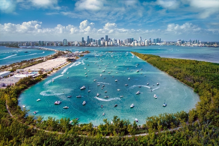 Best Places to Live Aboard a Boat. Miami, Florida.