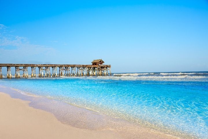 Cocoa Beach pier- Best beaches in Melbourne, FL