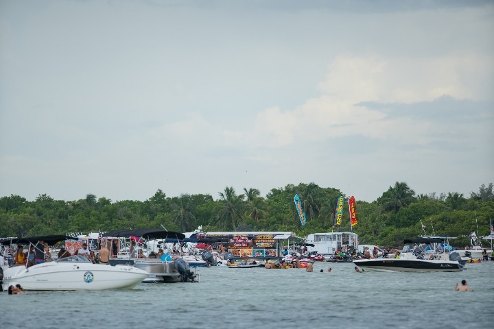 Haulover Sandbar parties