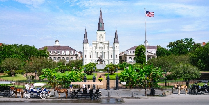 Best US cities for fall travel- New Orleans, LA