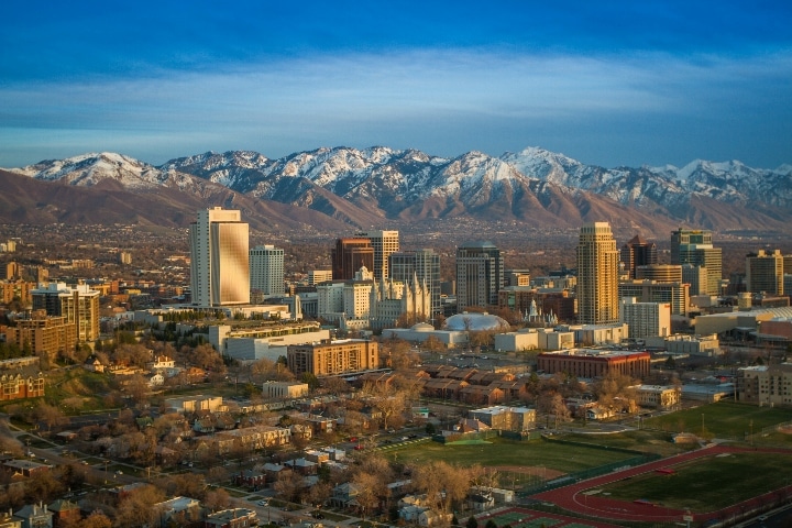 Best US cities for fall travel- Salt Lake City, UT