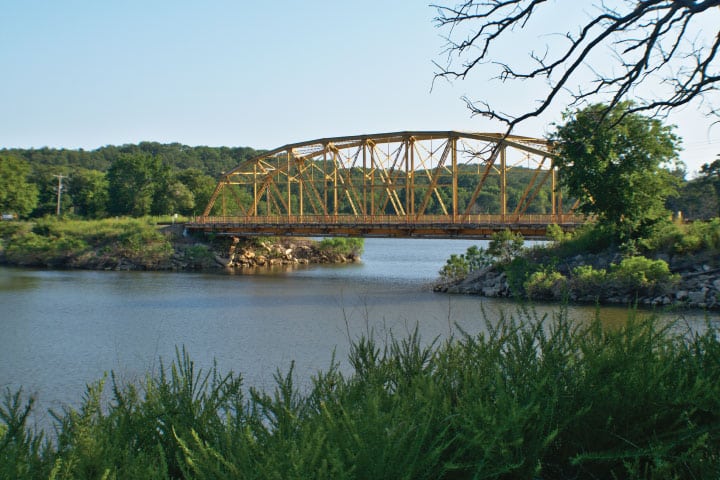 Lake Texoma bridge.