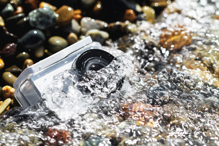 Underwater camera.