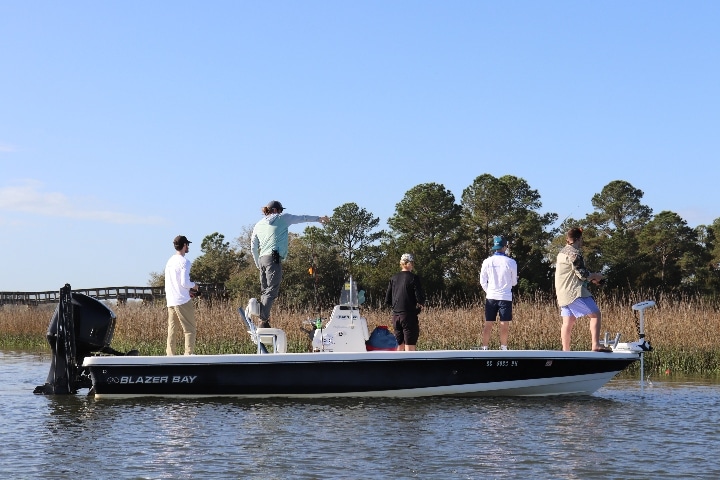 Charleston marsh fishing