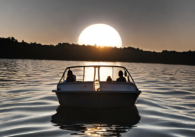 april 8 solar eclipse by boat
