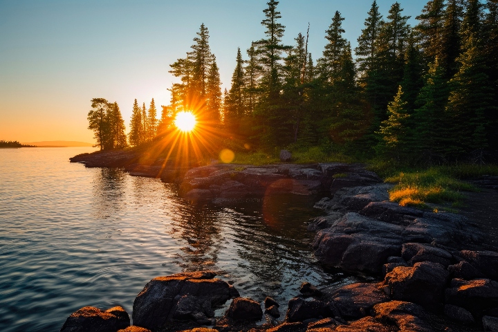 Boating in Isle Royale Park