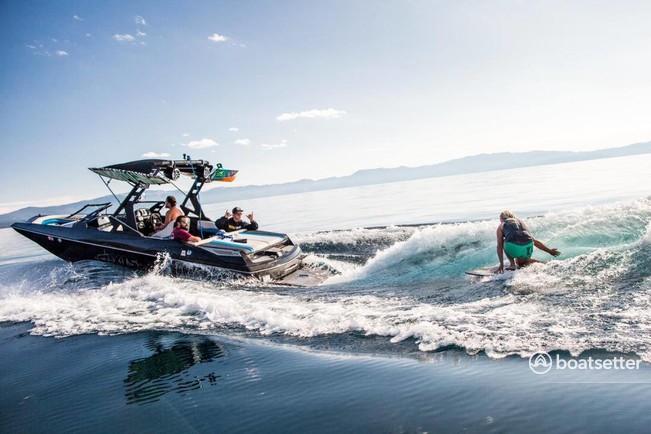 Lake Tahoe watersports w/ Captain Mastercraft X30