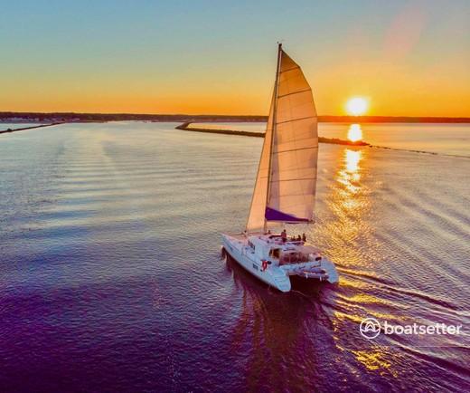 Luxury 44-ft sailing catamaran 