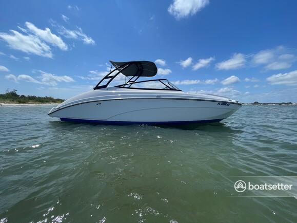 Meet me on the dock! 360 HP Yamaha Jet Boat. Party, relax, fish, tube!