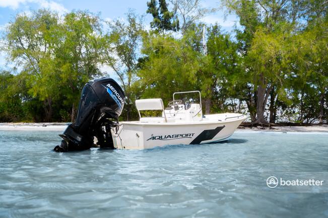 18ft Aquasport Center Console 115hp outboard! 10% OFF WEEKDAYS!