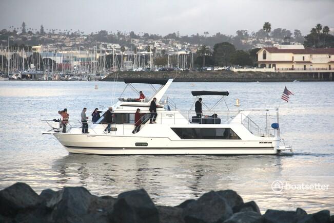 57ft Party Yacht 🍹3 Decks 💃Music 🎵 BYOB 🍺San Diego Bay