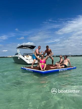 Tampa’s finest. “Pier Pressure” 25’ Yamaha Jet Boat